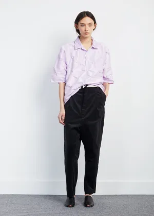 Oversized Pleated Corduroy Pants