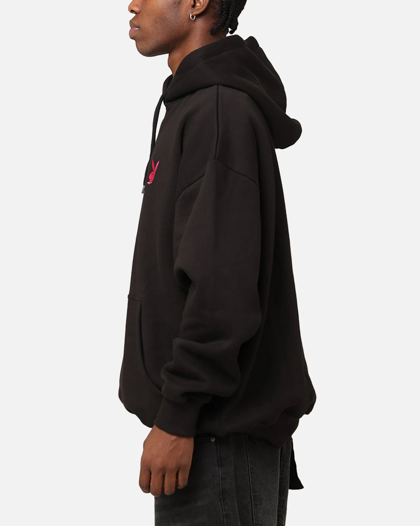 Playboy Bunny Basics Oversized Hoodie Black