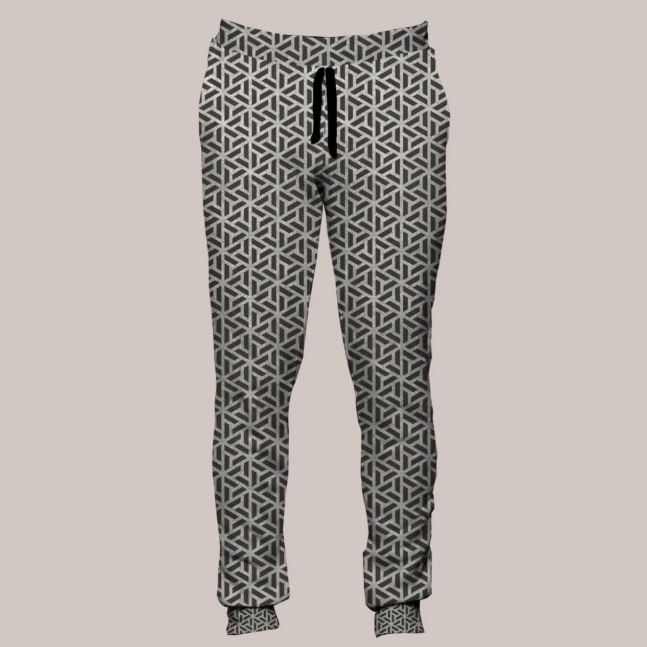 Psychedelic Joggers (UV/RGB, Eco-Friendly, Unisex, Fleece-Lined) | SAFAVID