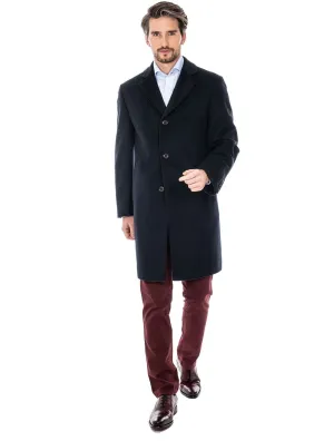 Ruben Overcoat Navy