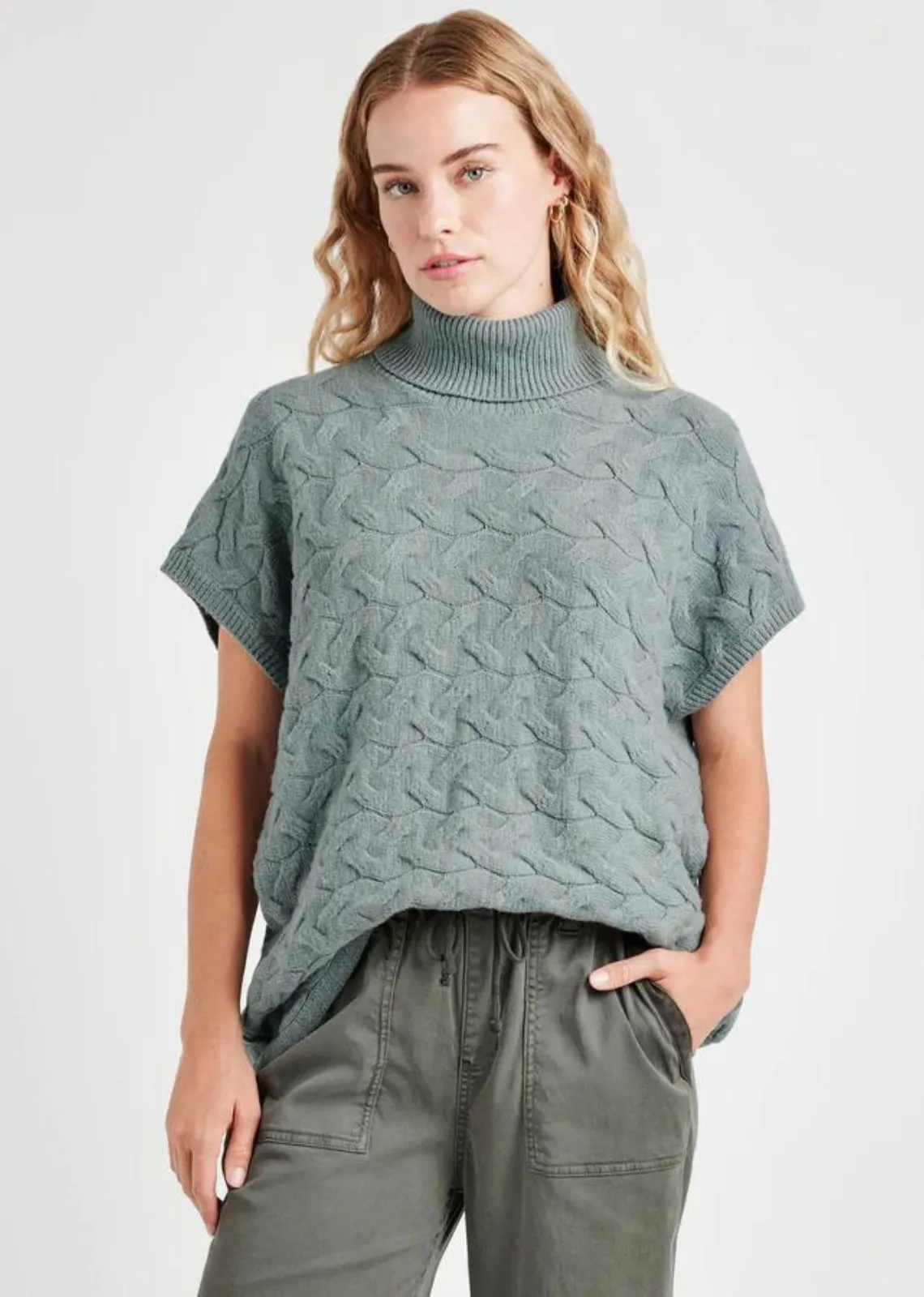 Splendid Liliana Cashblend Turtleneck Sweater