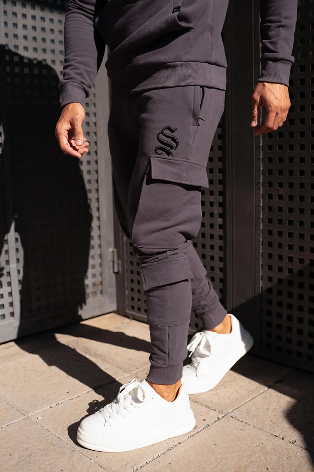 Tech Cargo Joggers - Charcoal