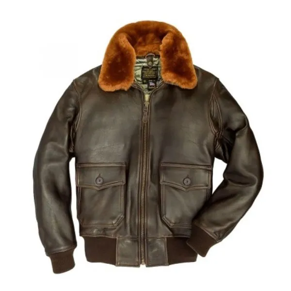 U.S. Navy Lambskin G-1 Shearling Flight Jacket