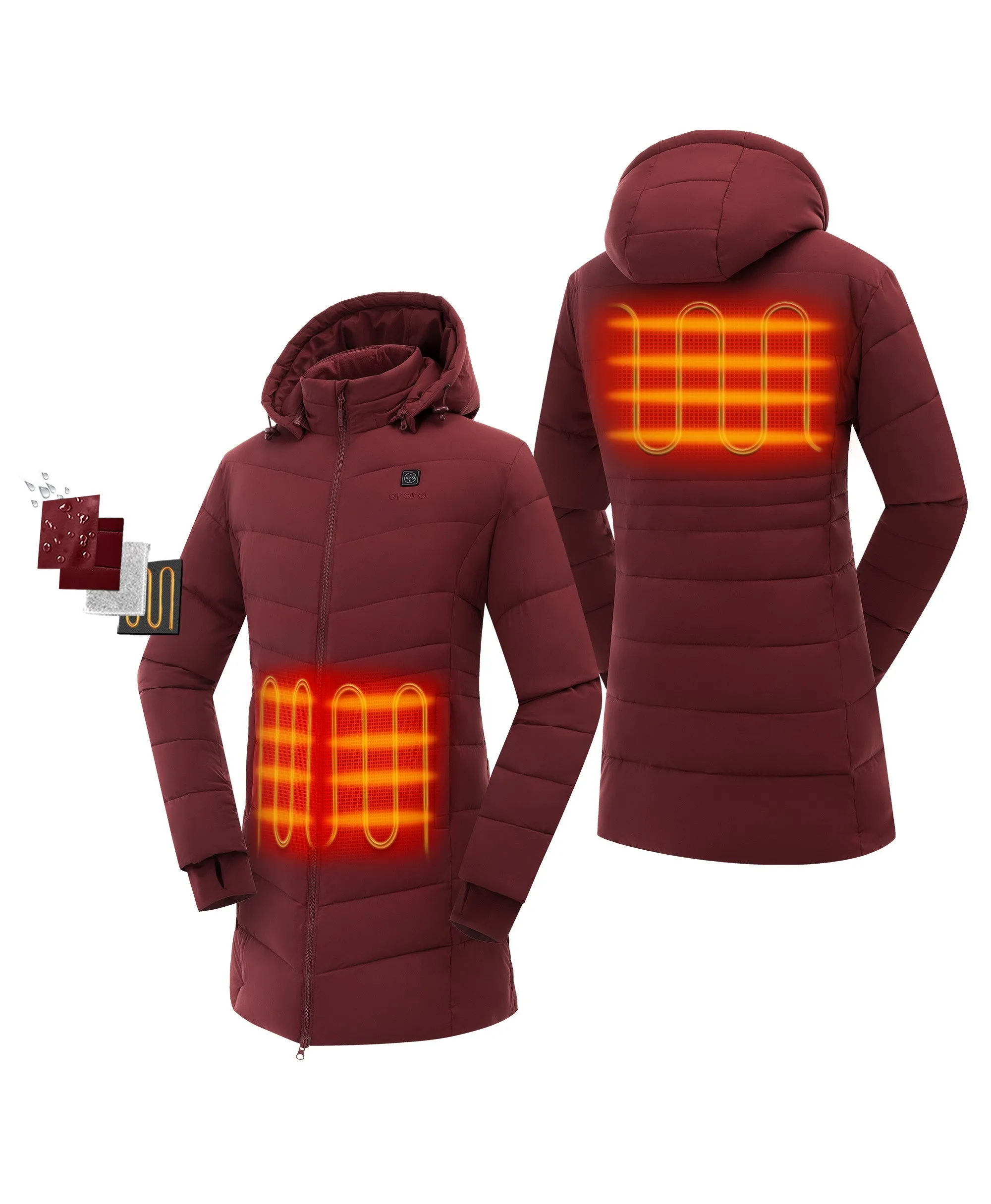 Women's Heated Thermolite® Puffer Parka Jacket - New Colors