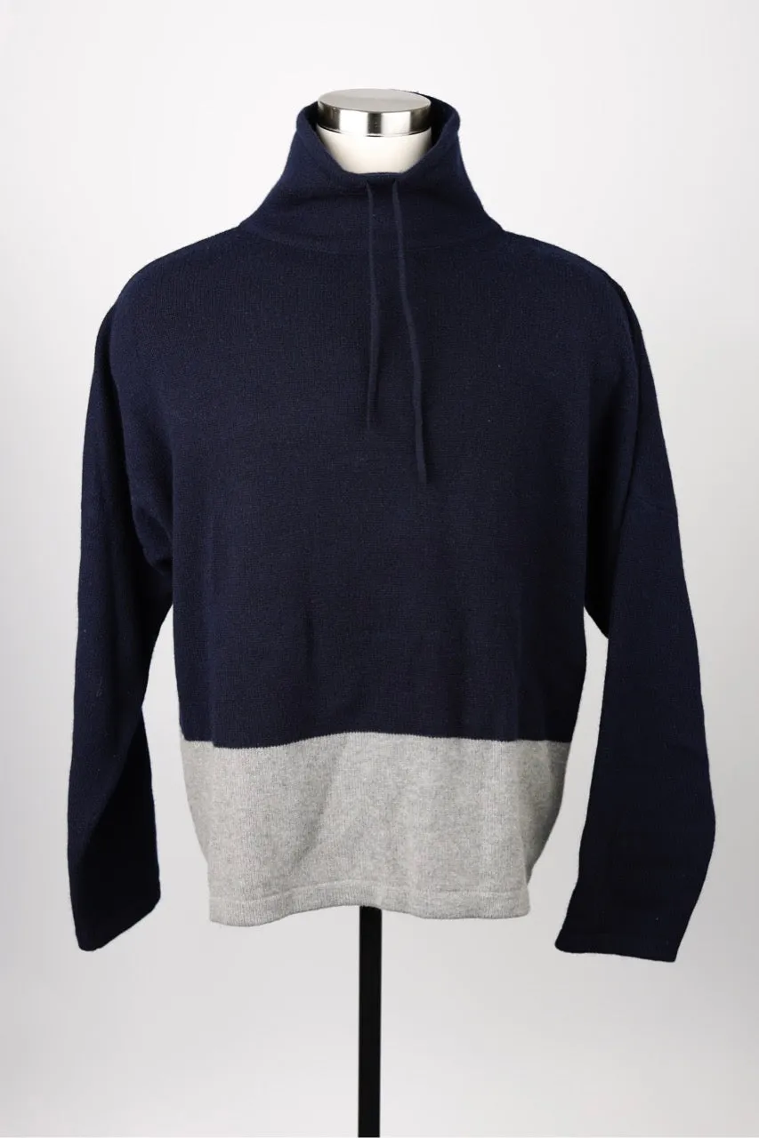 Wool-Cashmere Turtleneck Pullover Sweater