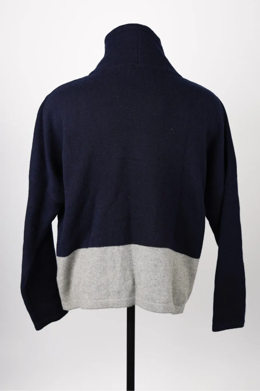 Wool-Cashmere Turtleneck Pullover Sweater