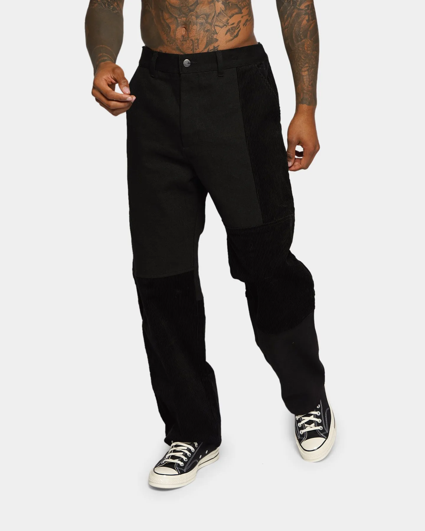 XXIII Ardee Corduroy Panel Pants Black